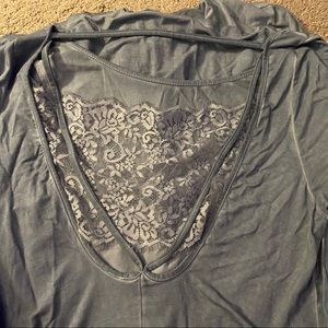 T-Shirt Dress with lace